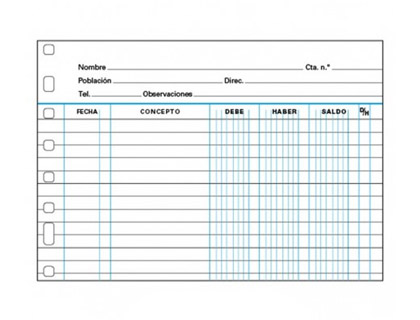 Recambio multifin 3003 Cuentas Corrientes 4º apaisado